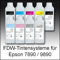 FDW Tintensysteme für Epson 7890 / 9890