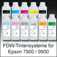 FDW Tintensysteme für Epson 7900 / 9900