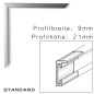 Preview: Standard DIN A5 (15 x 21 cm)